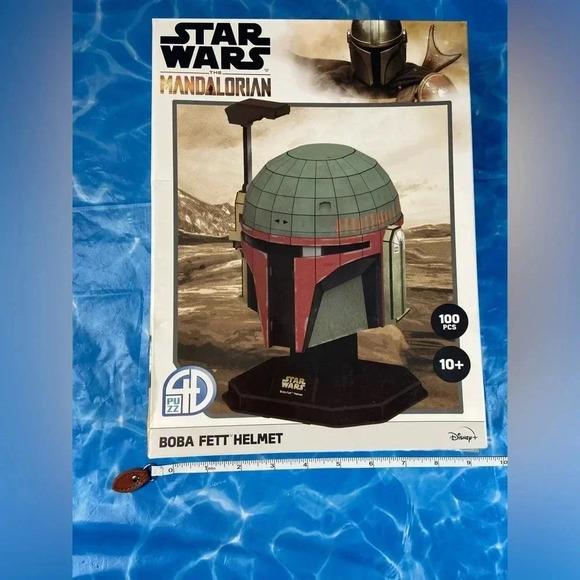 Star Wars - 4D Paper Model  Kit Boba Fett Helmet - New, Sealed - Picture 2 of 5